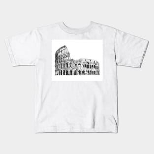 COLOSSEUM ink painting Kids T-Shirt